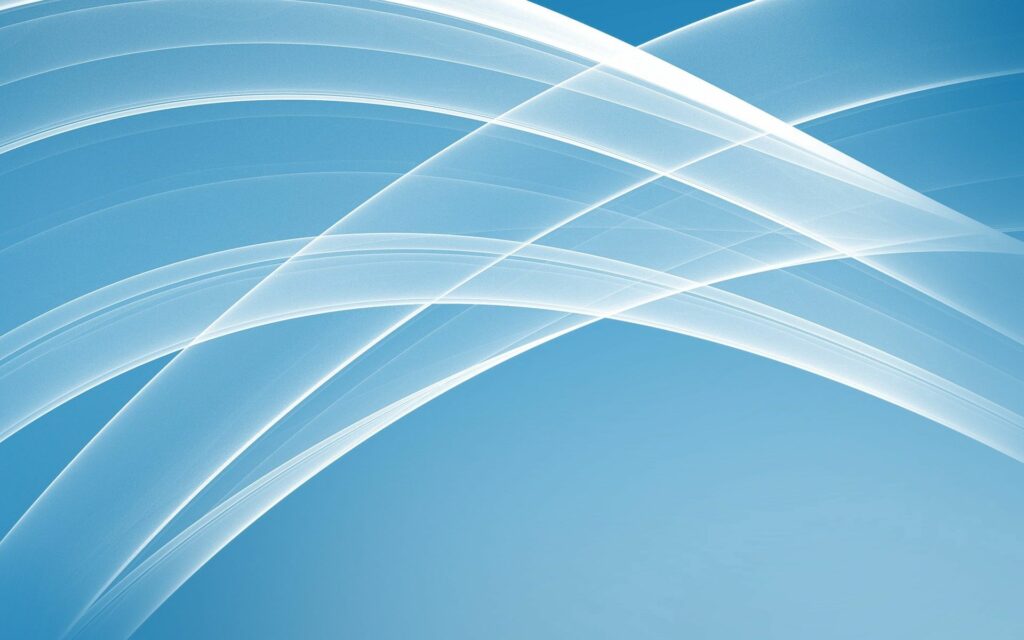 Elegant Abstract Wallpaper: Smooth Lines on Calming Blue Background