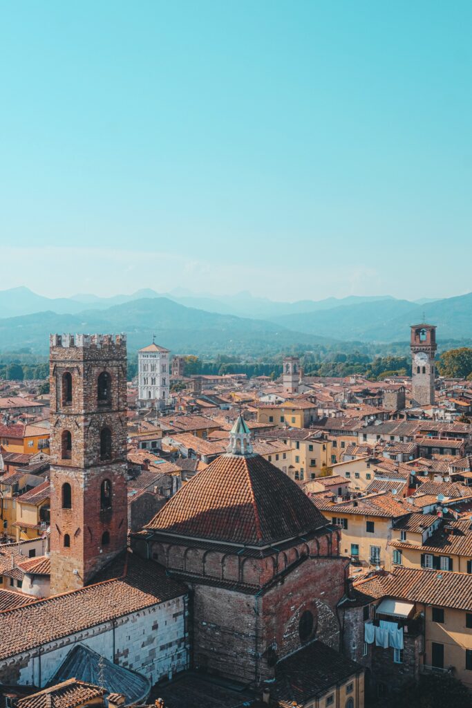 Stunning Aerial Wallpaper: Historic Cityscape & Iconic Towers