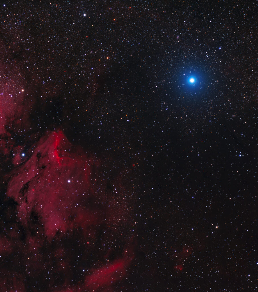 Stunning Alpha Cygnus Wallpaper: Vibrant Nebula & Starry Depths
