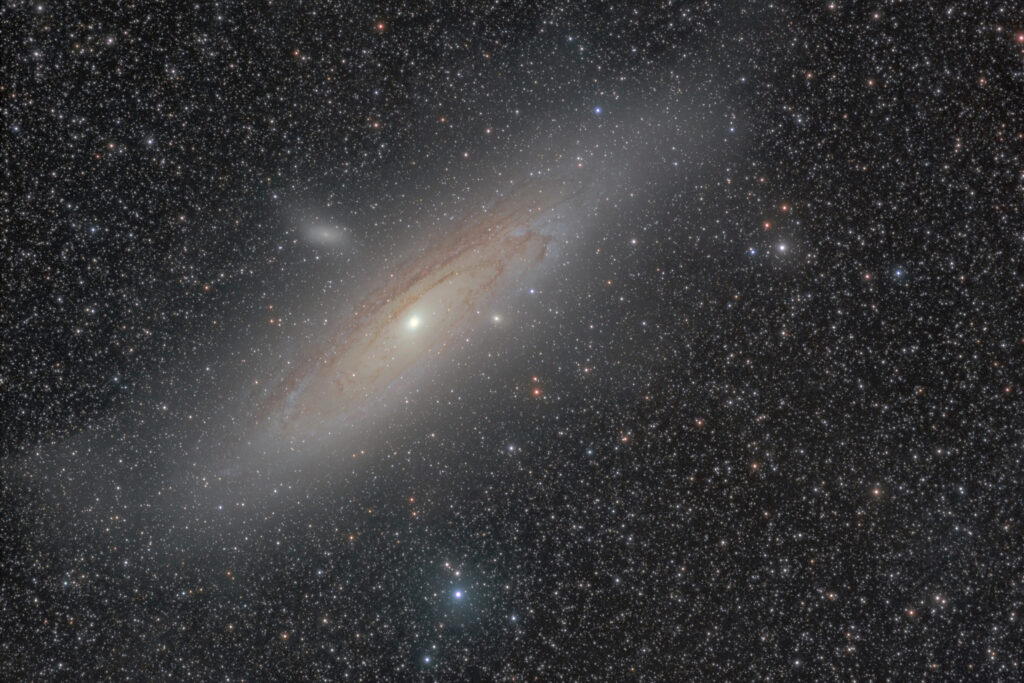 Stunning Andromeda Galaxy Wallpaper: Celestial Starry Background