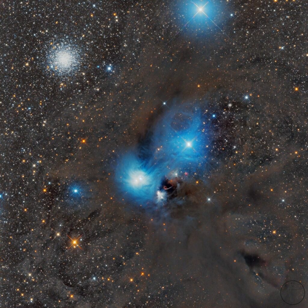 Stunning Anteater Nebula Wallpaper: Cosmic Landscape & Bright Stars
