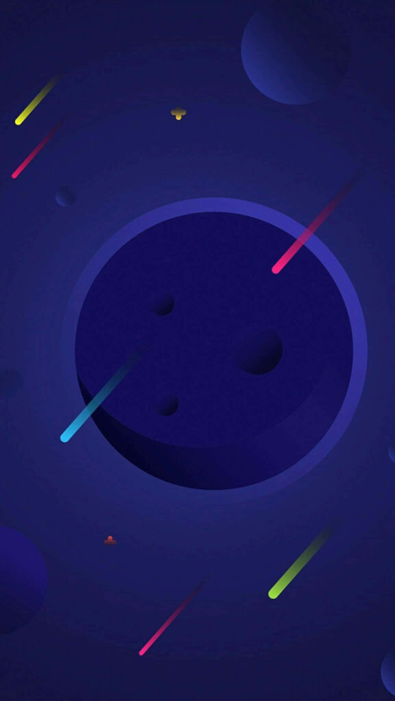Vivid Asteroid Wallpaper: Celestial Beauty in Outer Space