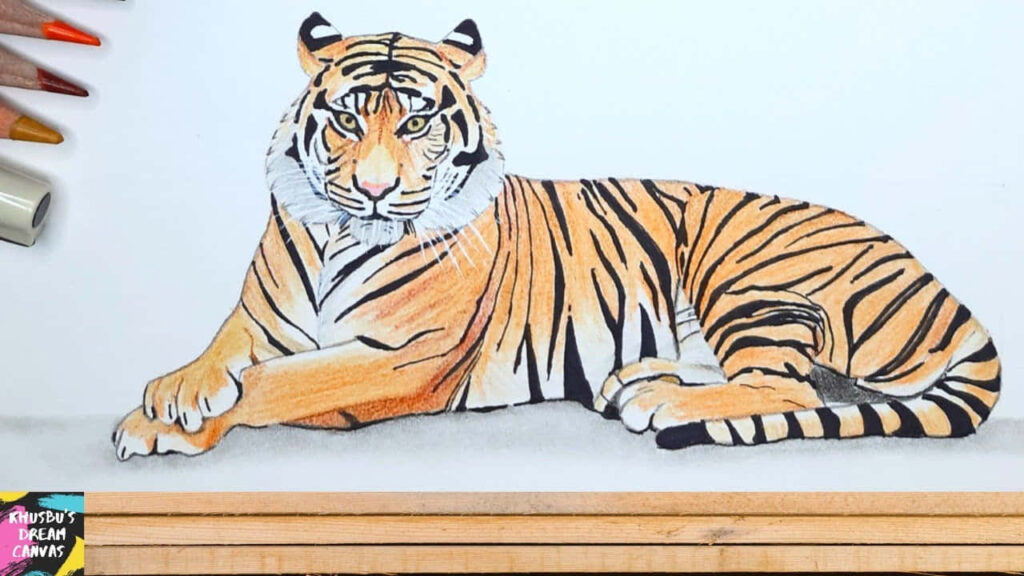 Majestic Male Bengal Tiger Wallpaper in Natural Habitat