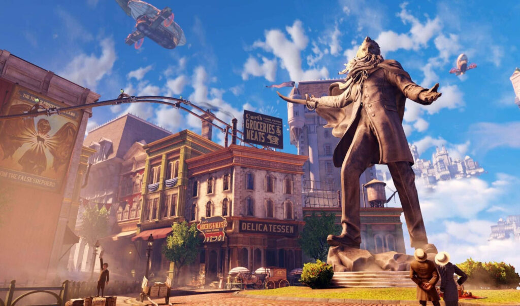Daylight Wallpaper of Columbia in *BioShock Infinite*: Stunning City View