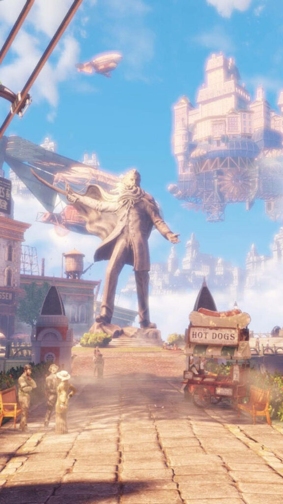 Stunning BioShock Infinite Wallpaper: Comstock Statue in Columbia