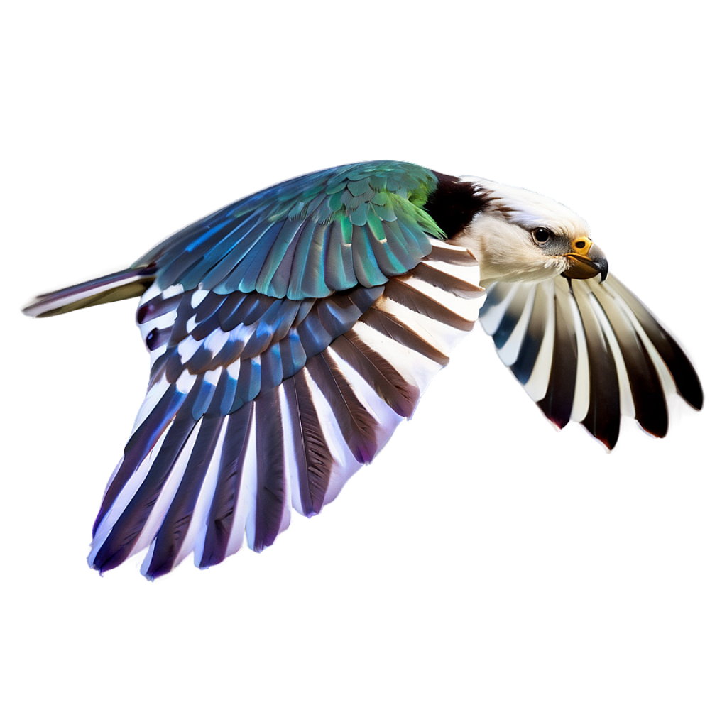 Stunning Bird in Flight Wallpaper: Vibrant Feathers & Soft Background