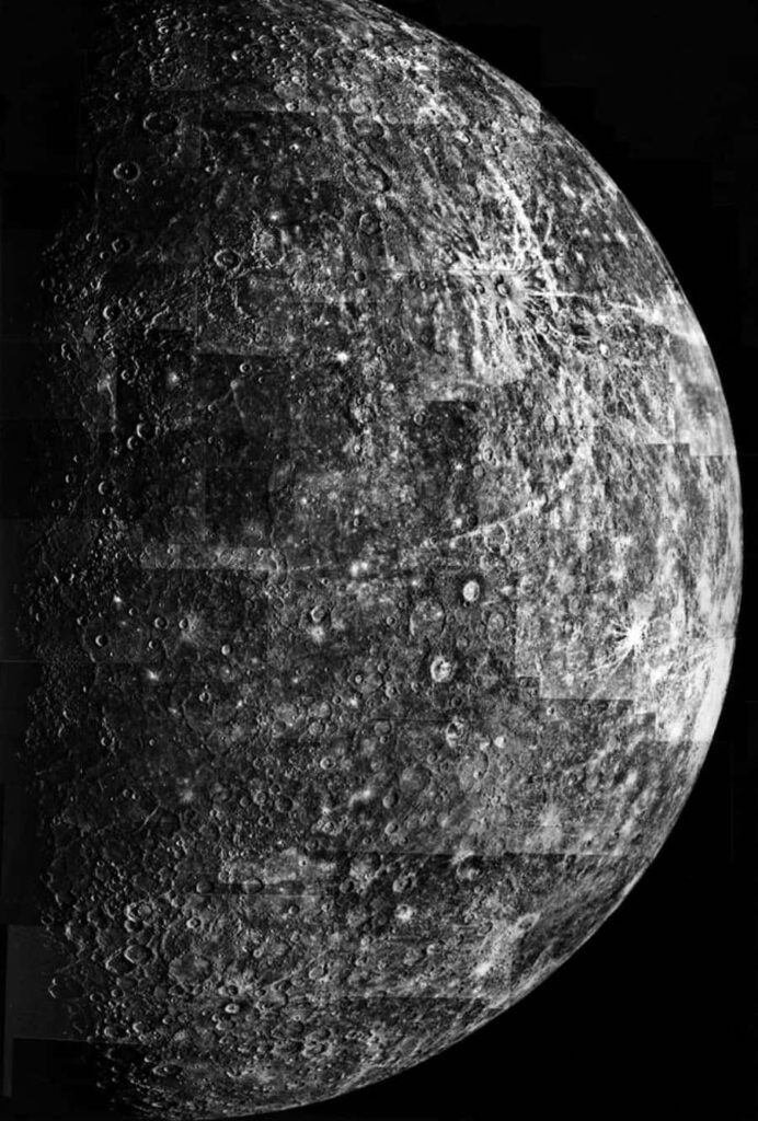Stunning Black & White Moon Wallpaper: Rugged Craters & Natural Texture