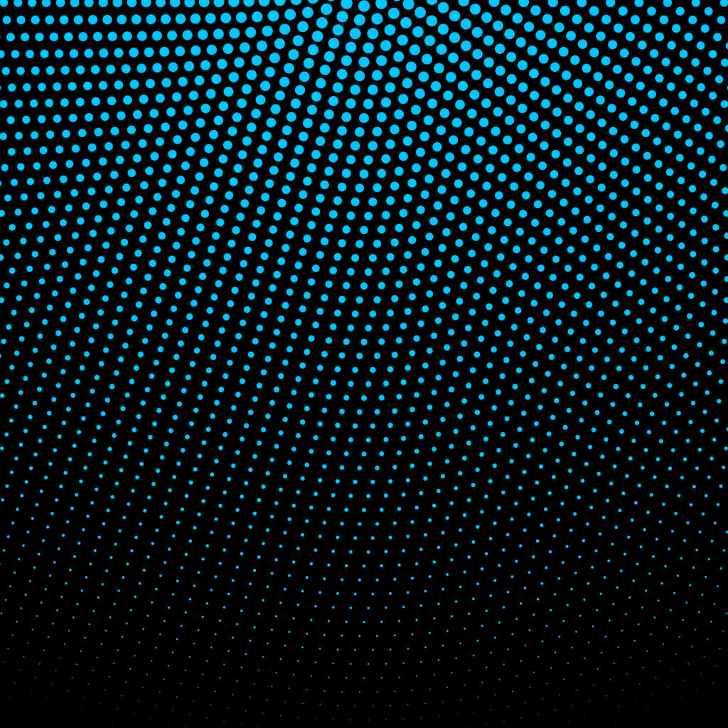 Stunning Abstract Blue Circles Wallpaper - Modern Dark Background