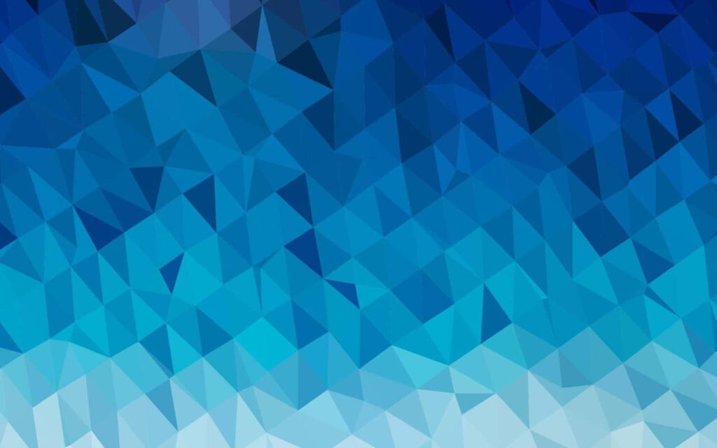Stunning Blue Gradient Polygon Wallpaper - Modern Geometric Design