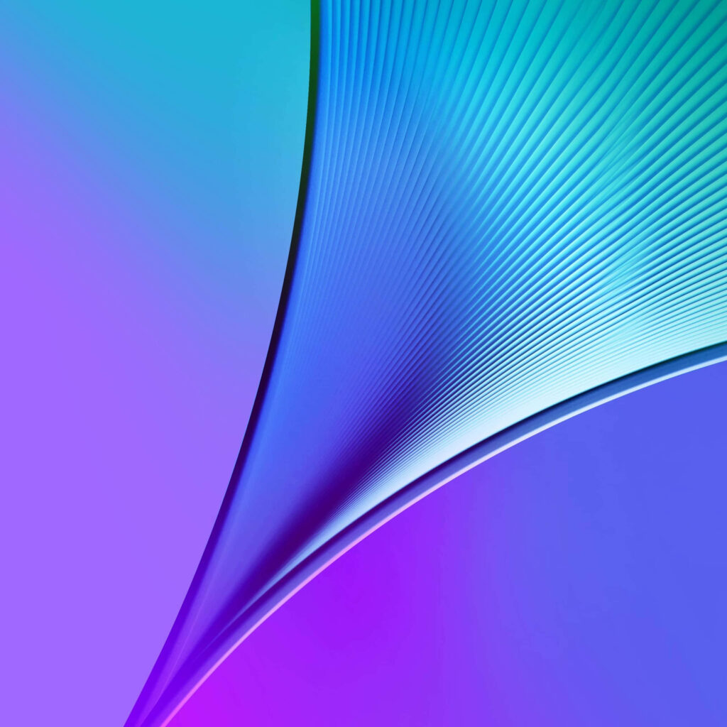 Vibrant Blue & Purple Curved Wallpaper for Galaxy Note 4 Users