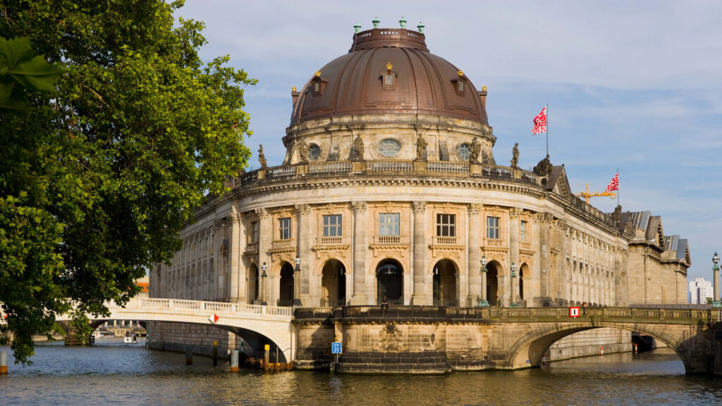 Stunning Bode Museum View on Museum Island, Berlin - Wallpaper Background