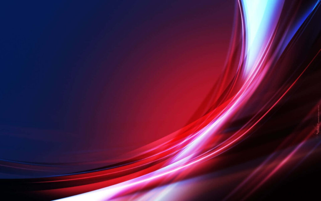 Vibrant Burgundy & Blue Abstract Background with Glowing Fiber Curves Wallpaper