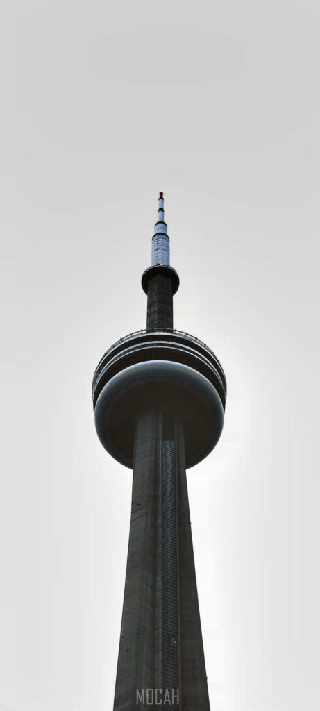 Stunning CN Tower Skypod Wallpaper: Iconic Toronto Skyline Design