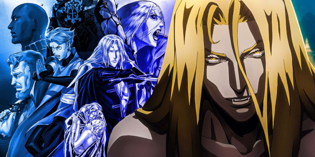 Castlevania Netflix Wallpaper: Striking Art & Dramatic Character Showcase