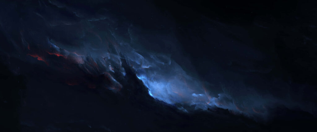 Celestial Bodies Wallpaper: Ethereal Deep Space Aesthetic Background