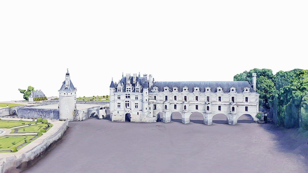 Stunning Chenonceau Château Wallpaper: Exquisite Architecture Background
