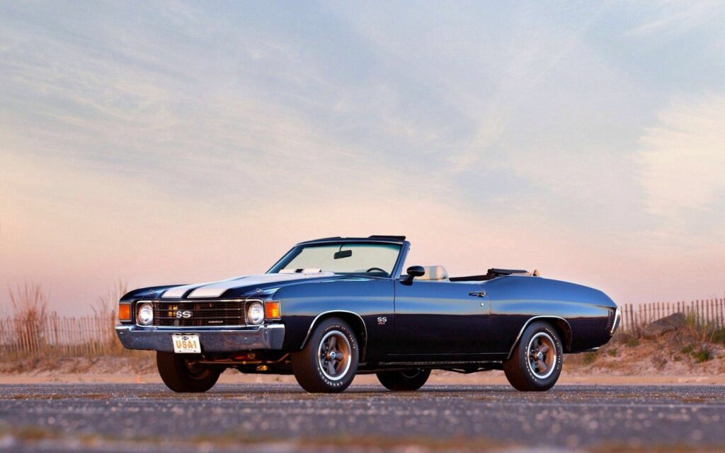 Chevrolet Chevelle Malibu Convertible Wallpaper: Classic Design & Serenity