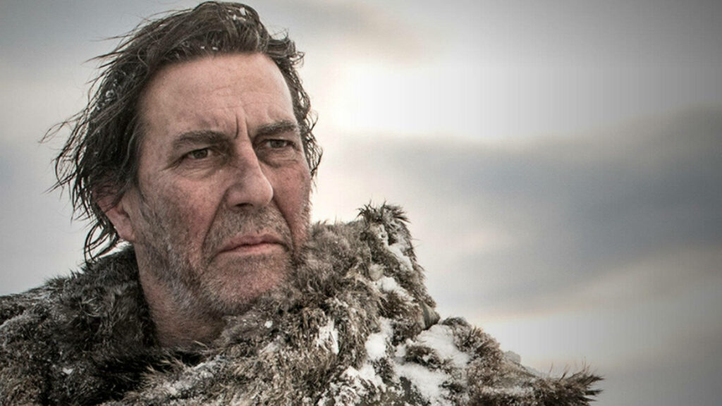 Ciarán Hinds as Mance Rayder Wallpaper: Intense Wintery Scene