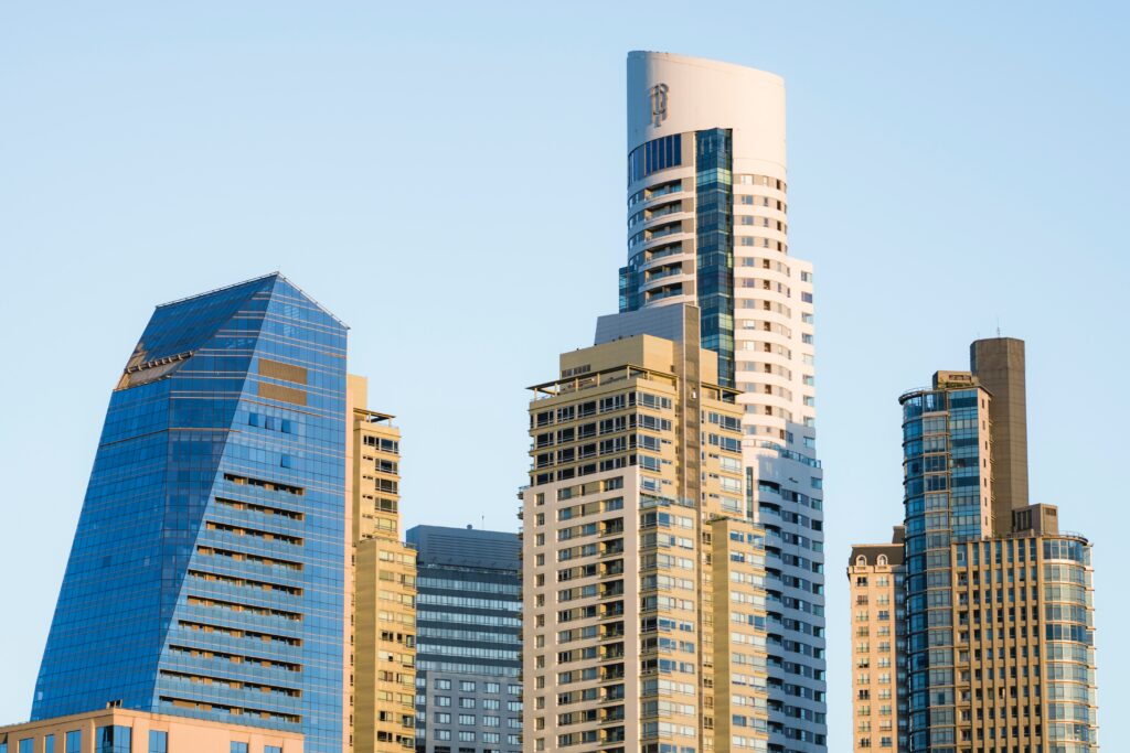 Stunning Cityscape Wallpaper: Modern High-Rise Urban Elegance