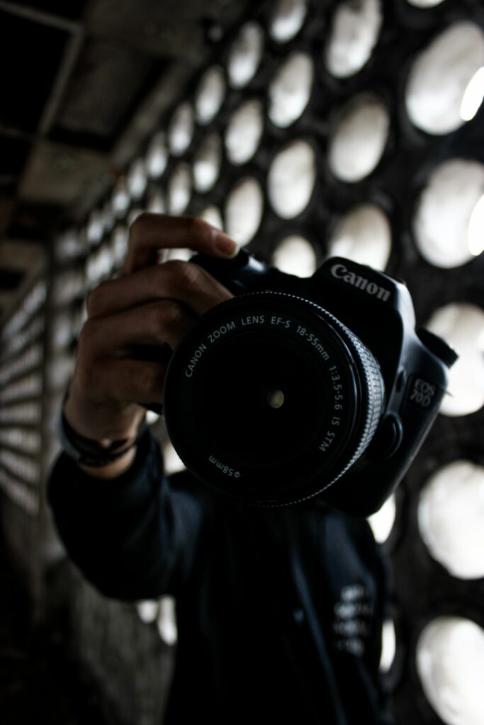 Artistic Camera Lens Close-Up Wallpaper: High-Resolution Background