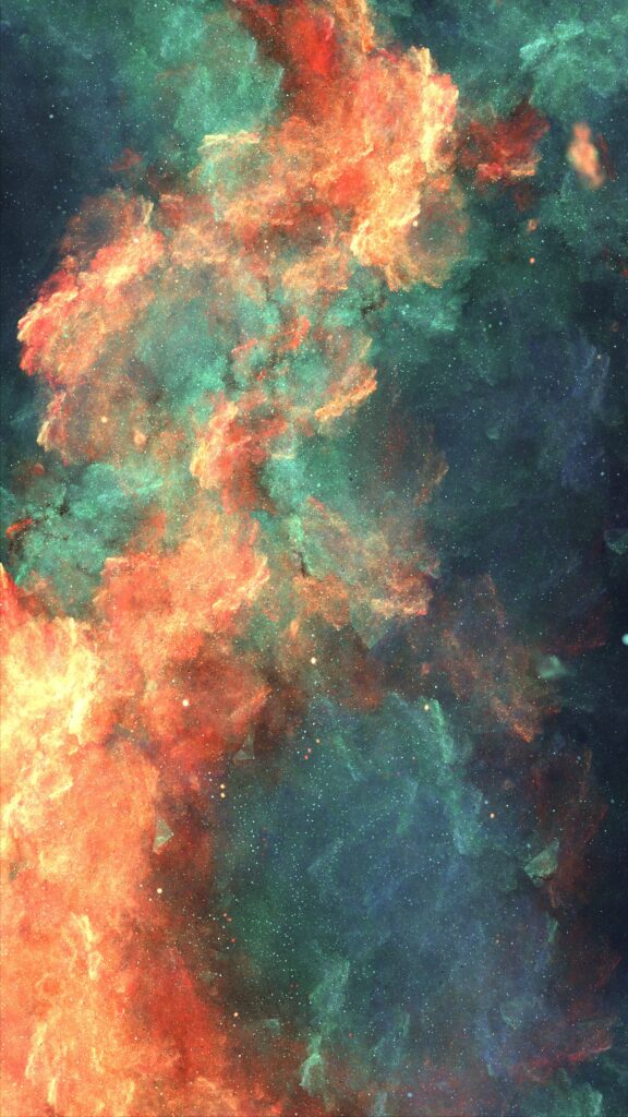 Stunning Colorful Nebula Wallpaper - 2160x3840 Cosmic Background