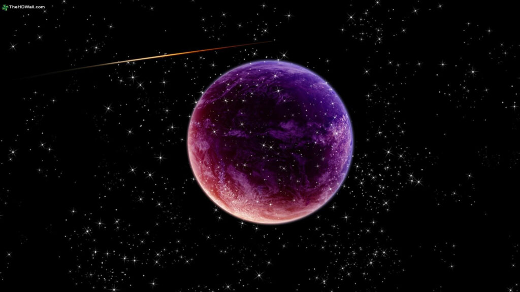 Stunning Cosmic Jupiter Wallpaper: Mystical Dark Background & Stars