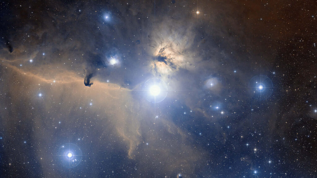 Cosmic wallpaper highlighting brilliant stars, glowing nebulae, and celestial beauty.