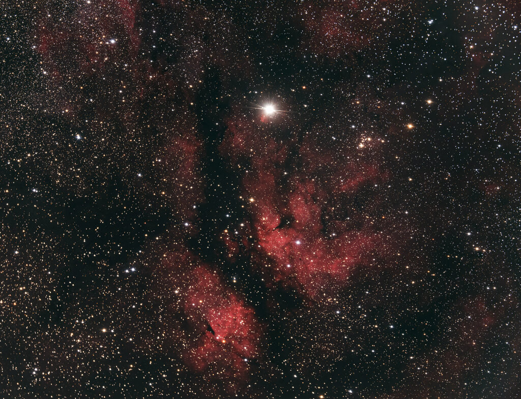 Stunning Cosmic Wallpaper: Radiant Stars & Vibrant Nebula Background