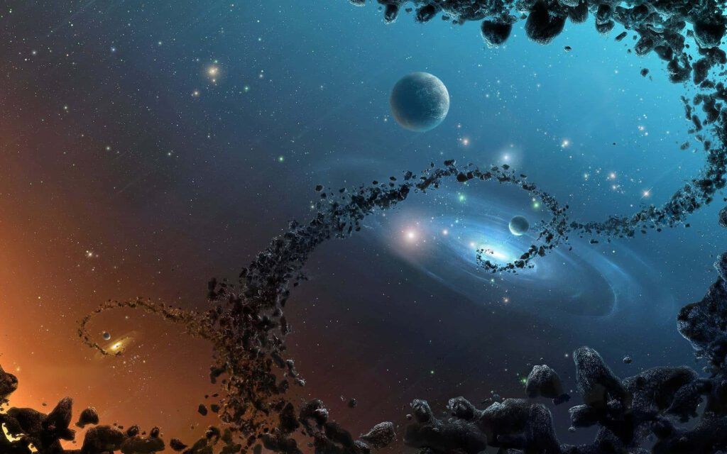 Stunning Cosmic Wallpaper: Stars, Planets & Galaxies in Infinite Wonder