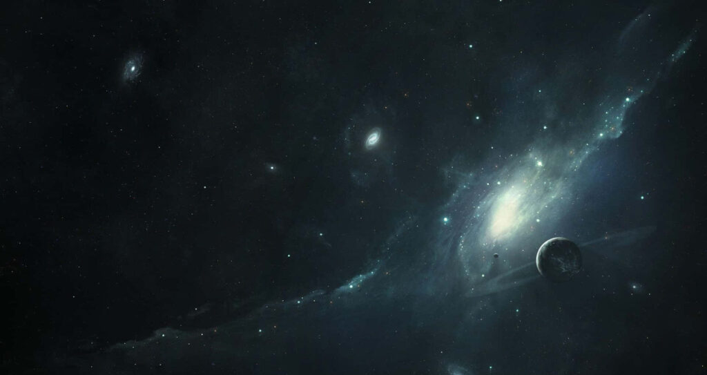 Stunning Cosmic Wallpaper: Stars, Galaxies & Planets Background
