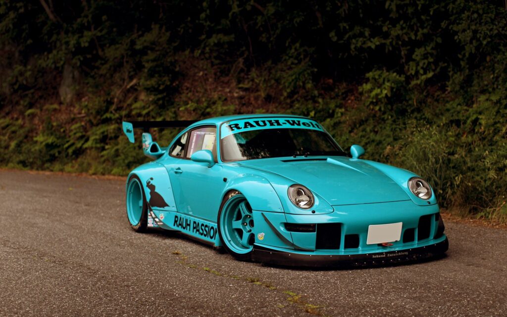 Stunning Custom Porsche 911 with Rauh Welt Design in Nature Wallpaper