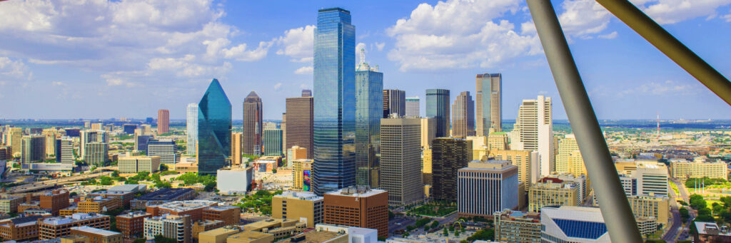 Vibrant Dallas Skyline Wallpaper: Iconic Architecture & Dramatic Clouds
