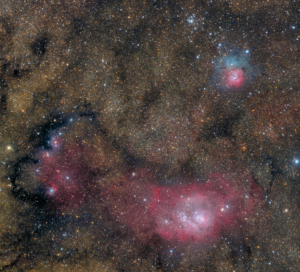 Stunning Deep Space Wallpaper: Ethereal Nebulae & Bright Stars