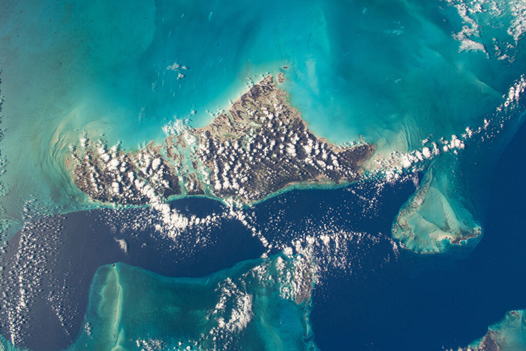 Stunning Earth Wallpaper: Tropical Island View from Space