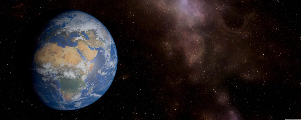 Mesmerizing Earth Wallpaper: Stunning Cosmic View & Vibrant Stars