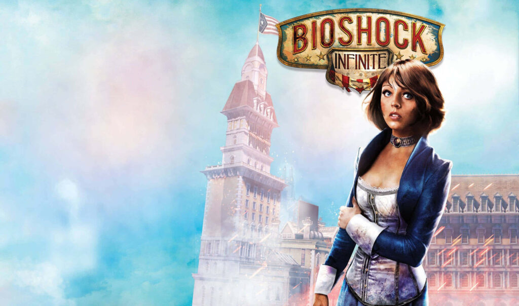 Columbia Skyline Wallpaper: Elizabeth from *BioShock Infinite*
