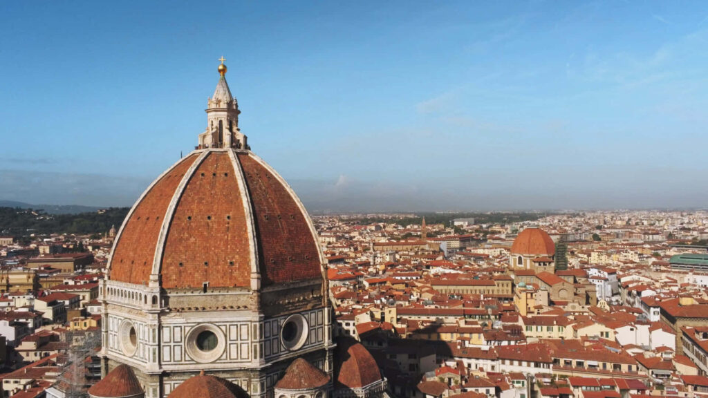 Stunning Florence Cathedral Dome: Iconic Architecture Wallpaper