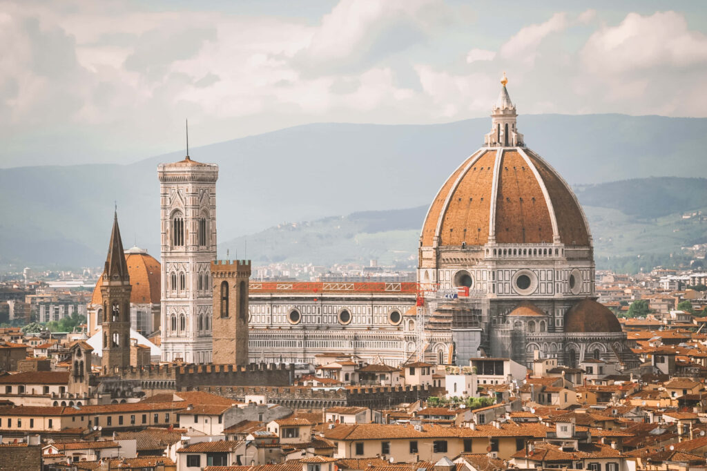Stunning Florence Cathedral Wallpaper: Iconic Dome & Scenic Views