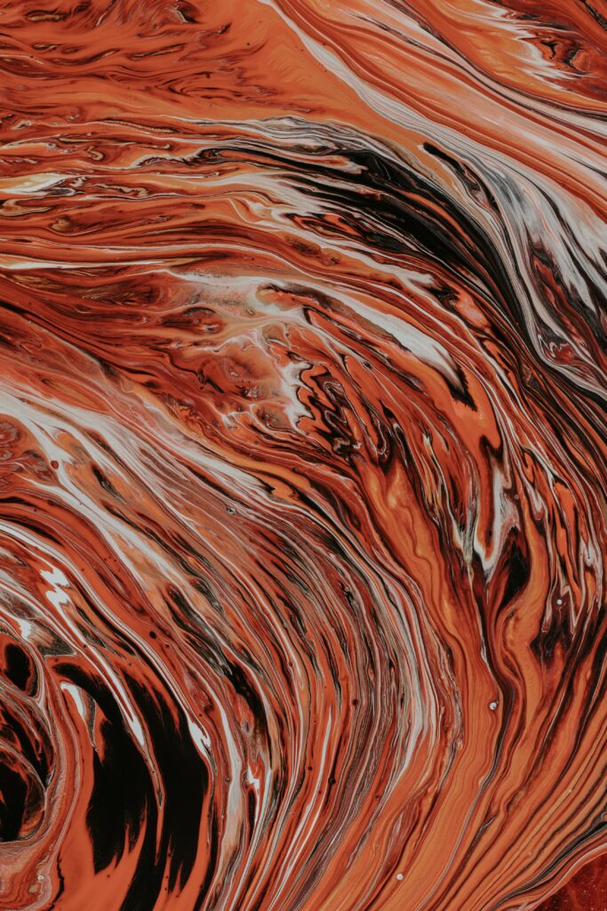 Fluid Art Wallpaper 3000x4500: Dynamic Brown Abstract Background
