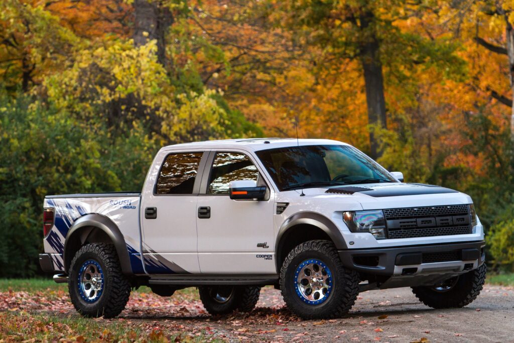 Stunning Ford F-150 Raptor with Roush Phase 2 Tuning in Autumn Wallpaper