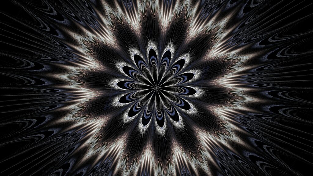 Stunning Fractal Wallpaper: Intricate Kaleidoscopic Background