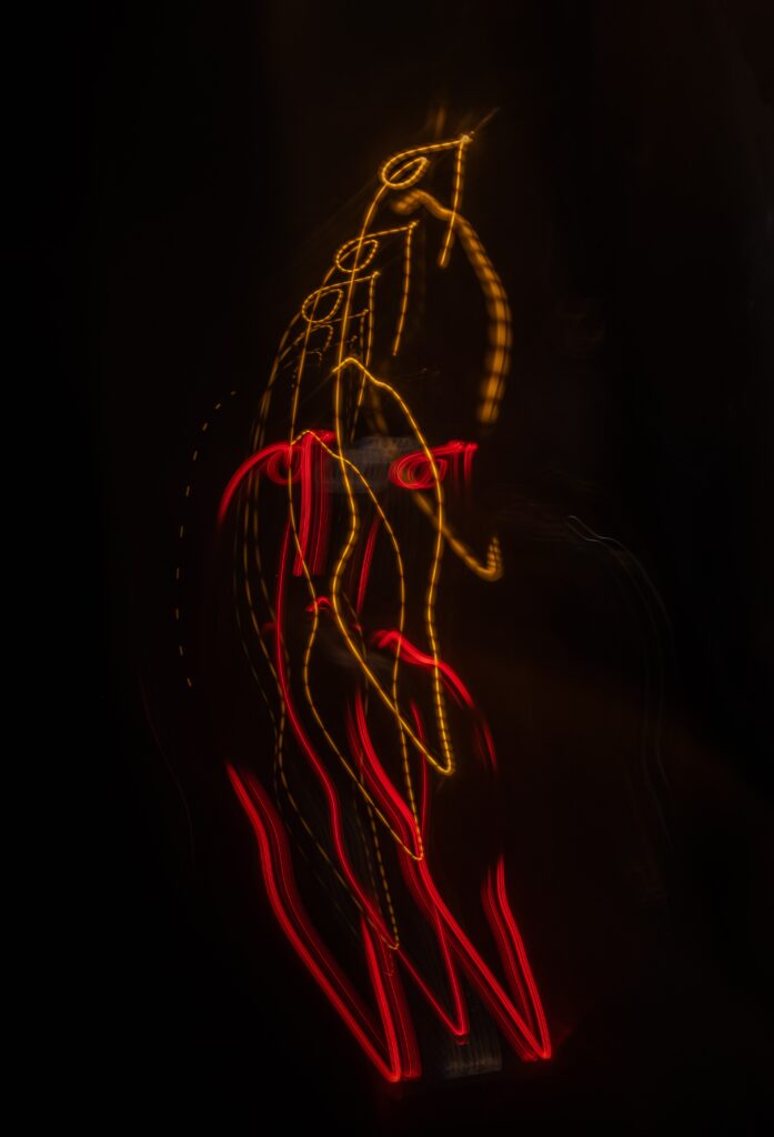 Abstract Wallpaper: Captivating Freezelight & Long Exposure Design