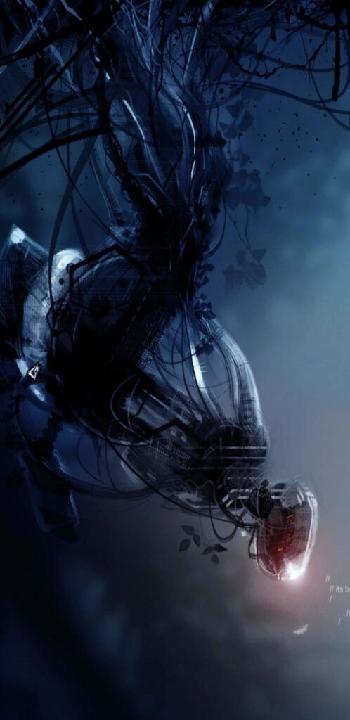 Eerie GLaDOS Wallpaper: Dark Aesthetic for Portal Fans