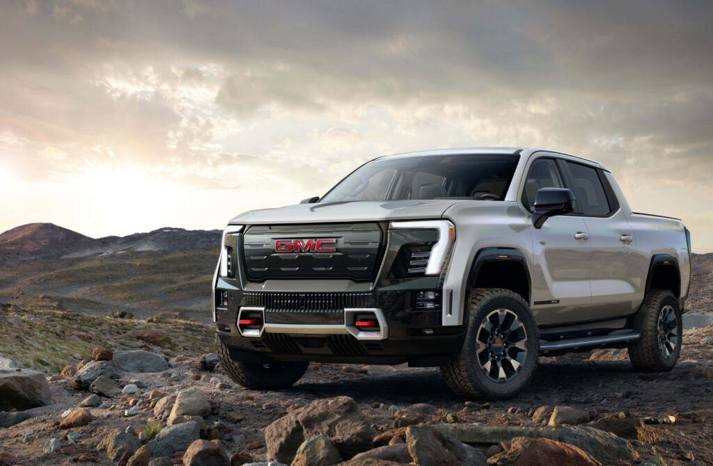 Bold GMC Sierra Wallpaper: Off-Road Power in Stunning Nature