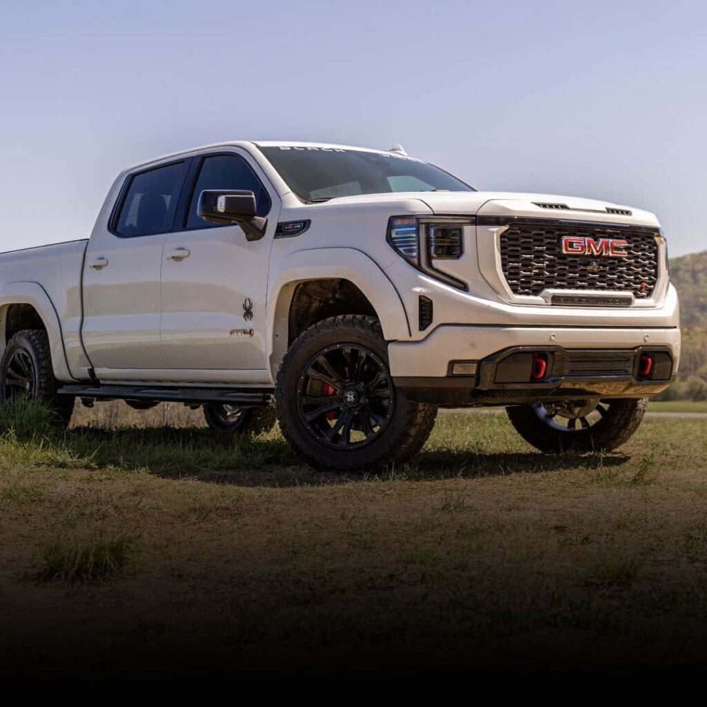 Stunning GMC Sierra Truck Wallpaper: Rugged Adventure Background