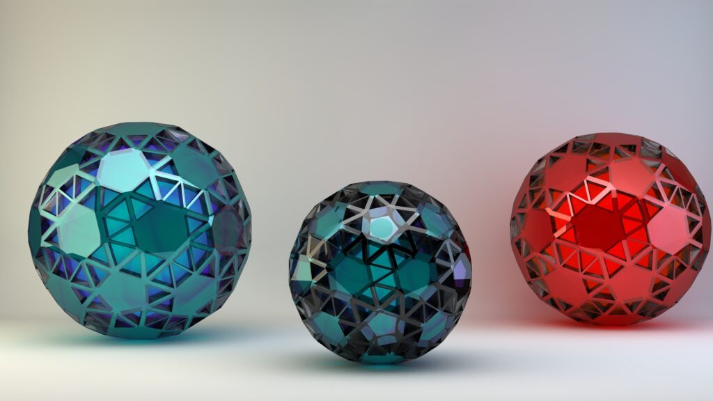 Modern Abstract Geometric Ball Wallpaper - HD 3000x1687 Background