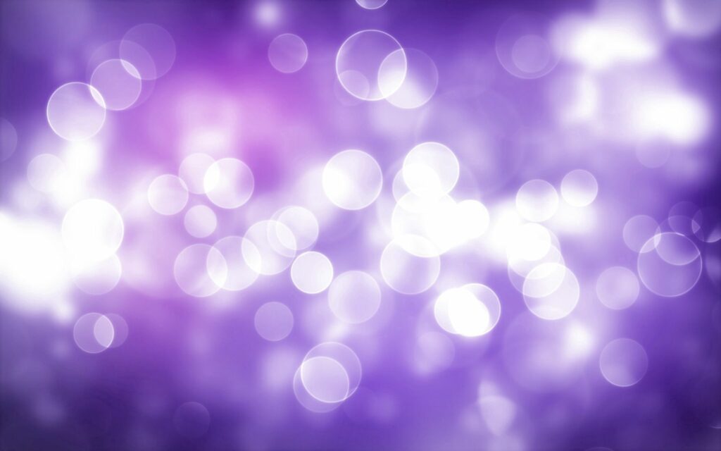 Dreamy Glowing Circles Wallpaper in Purple & White - 1920x1200