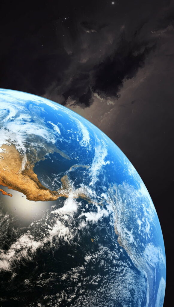 Glimpsing the Majesty: An Exquisite HD Wallpaper of our Beloved Planet