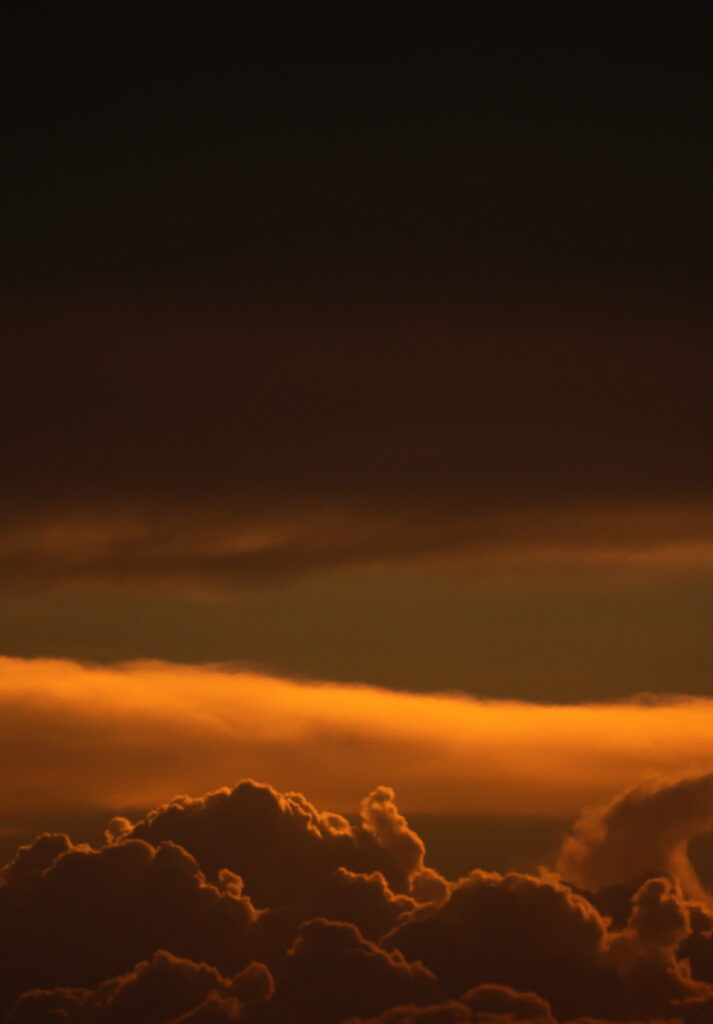 Stunning Sunset HD Phone Wallpaper: Rich Orange & Yellow Sky Background