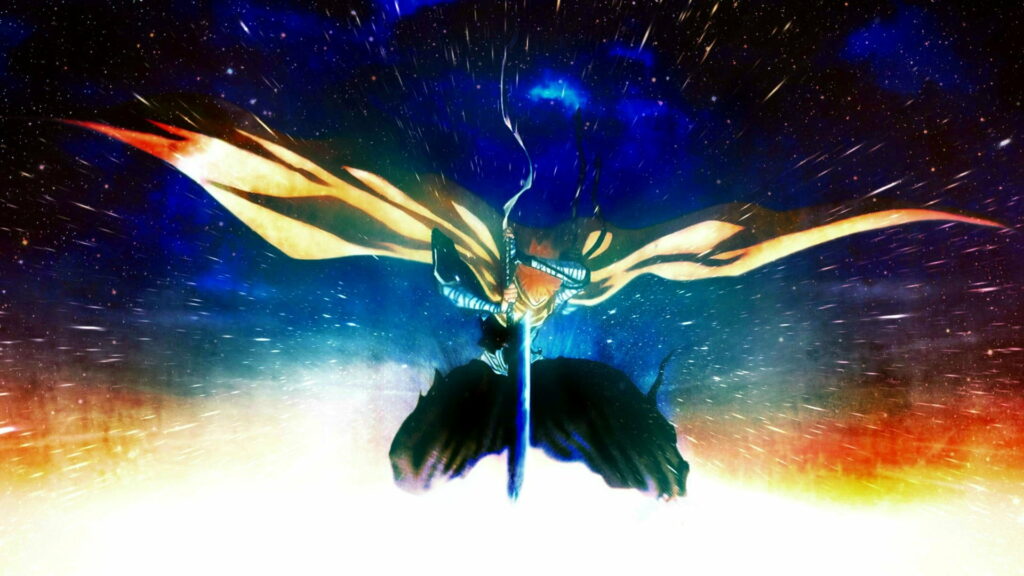 Soul Reaper's Unleashed Power: Stunning Ichigo Kurosaki HD Wallpaper